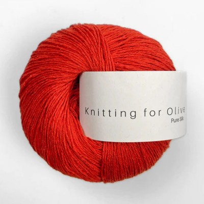 Włóczka Pure Silk Blood Orange (Knitting for Olive)