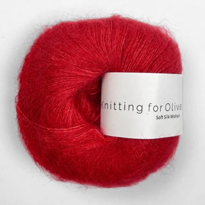 Włóczka Soft Silk Mohair Red currant (Knitting for Olive)