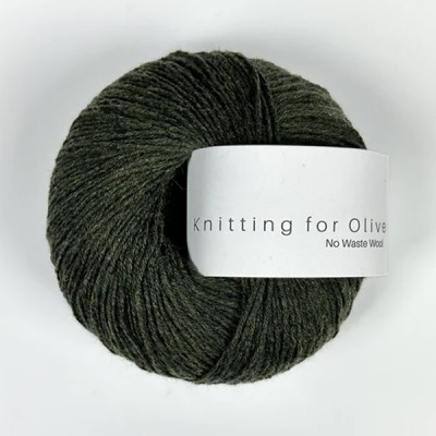 Włóczka No Waste Wool Slate Green (Knitting for Olive)