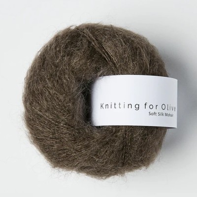 Włóczka Soft Silk Mohair Dark Moose (Knitting for Olive)