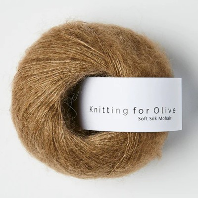Włóczka Soft Silk Mohair Nut Brown (Knitting for Olive)
