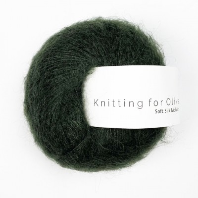 Włóczka Soft Silk Mohair Slate Green (Knitting for Olive)