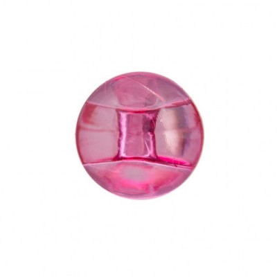 Guzik kuleczka różowy 13 mm