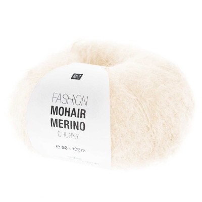 Włóczka Fashion Mohair Merino Chunky 01 (Rico Design)