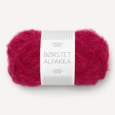 Włóczka Borstet Alpakka 4255 Rumba Red (Sandnes Garn)