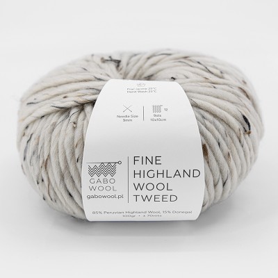 Włóczka Fine Highland Wool Tweed T100 (Gabo Wool)