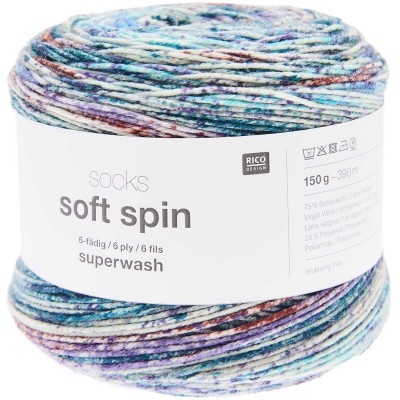 Włóczka Sock Soft Spin 008 (Rico Design)