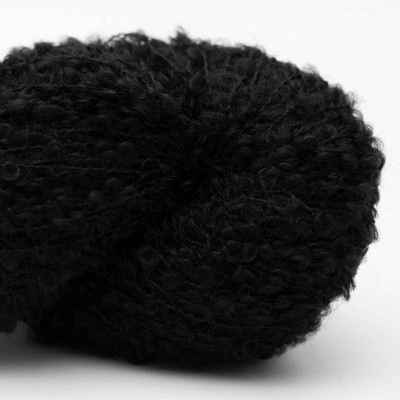 Włóczka Alpaca Bouclé 05 Black (Kremke)