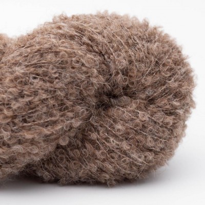 Włóczka Alpaca Bouclé 91 Mid Brown (Kremke)