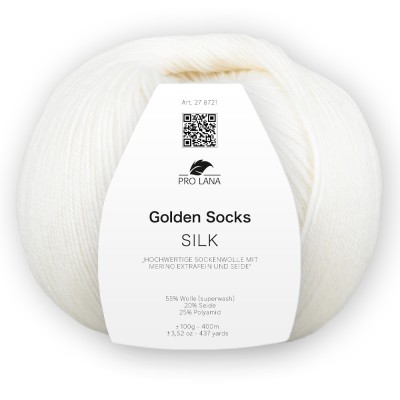 Włóczka Golden Socks Silk 01 (Pro Lana)