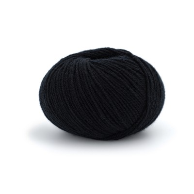 Włóczka Como Cashmere 01 Black (LAMANA)