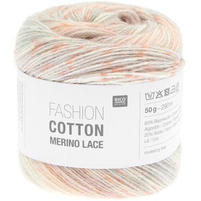 Włóczka Fashion Cotton Merino Lace 009 (Rico Design)