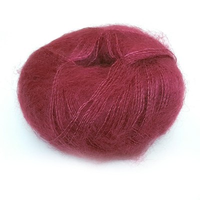Włóczka Brushed Lace mohair 3017 Rododendron (Mohair by...
