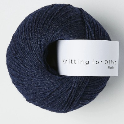 Włóczka Merino Navy Blue (Knitting for Olive)