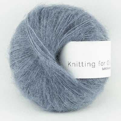 Włóczka Soft Silk Mohair Dusty Dove Blue (Knitting for...
