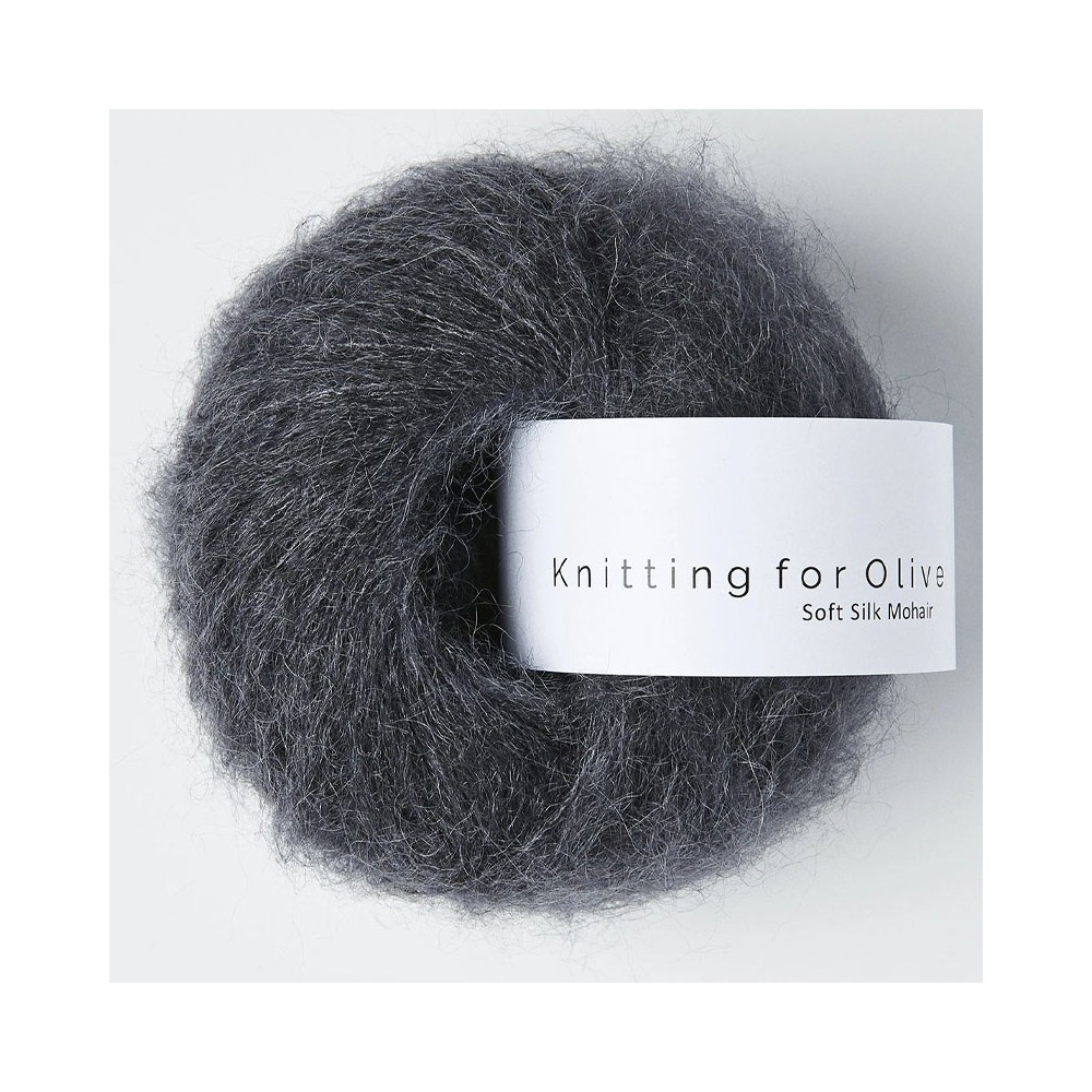 Włóczka Soft Silk Mohair Slate Gray (Knitting for Olive)