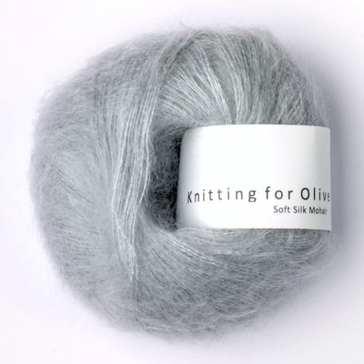 Włóczka Soft Silk Mohair Soft Blue (Knitting for Olive)