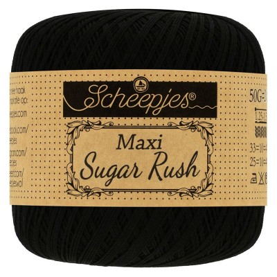 Kordonek Maxi Sugar Rush 110 Black  (Scheepjes)