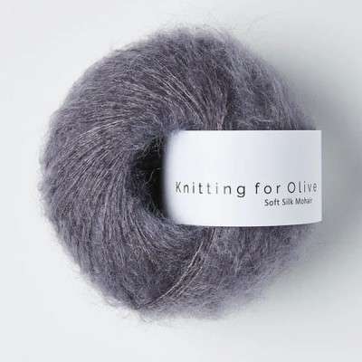 Włóczka Soft Silk Mohair Dusty Violette (Knitting for Olive)