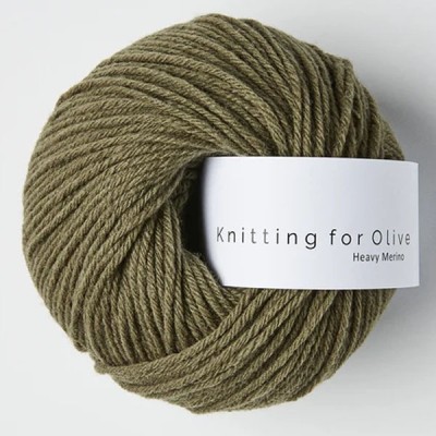 Włóczka Heavy Merino Dusty Olive (Knitting for Olive)