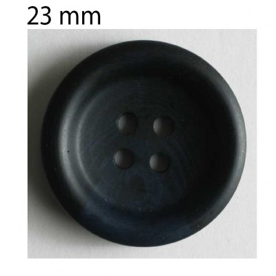 Guzik czarno-granatowy mat 23 mm