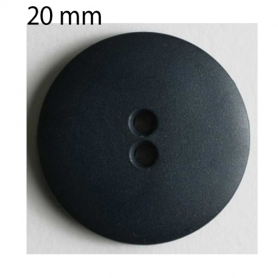 Guzik czarno-granatowy mat 20 mm