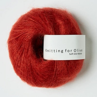 Włóczka Soft Silk Mohair Pomegranate (Knitting for Olive)