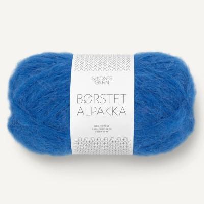 Włóczka Børstet Alpakka 6046 Jolly blue (Sandnes Garn)