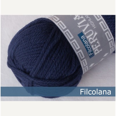 Włóczka Peruvian Highland Wool Navy Blue 145 (Filcolana)