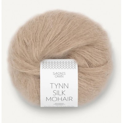 Włóczka Tynn Silk Mohair 3021 Light beige (Sandnes Garn)