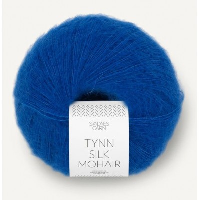 Włóczka Tynn Silk Mohair 6046 Jolly blue (Sandnes Garn)