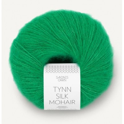 Włóczka Tynn Silk Mohair 8236 Jelly bean green (Sandnes...