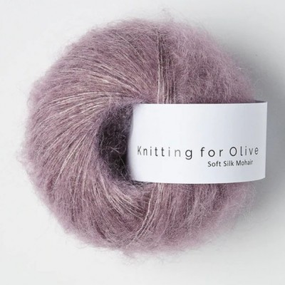 Włóczka Soft Silk Mohair Artichoke Purple (Knitting for...