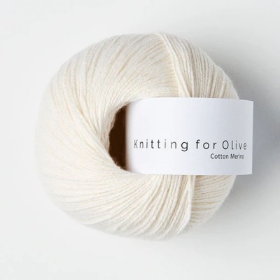 Włóczka Cotton Merino Natural White (Knitting for Olive)