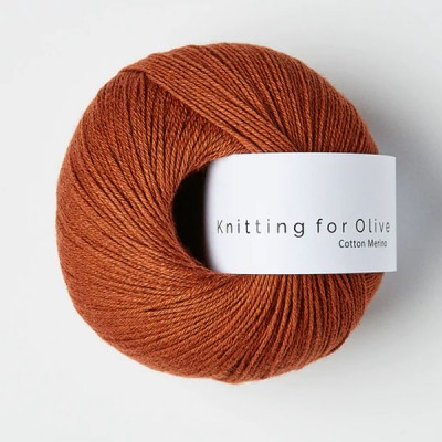 Włóczka Cotton Merino Rust (Knitting for Olive)