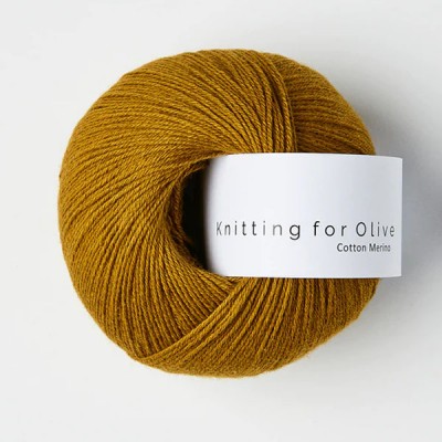 Włóczka Cotton Merino Dark Ocher (Knitting for Olive)