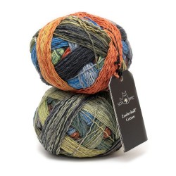 Włóczka Zauberball Cotton 2407 Downtown (Schoppel)