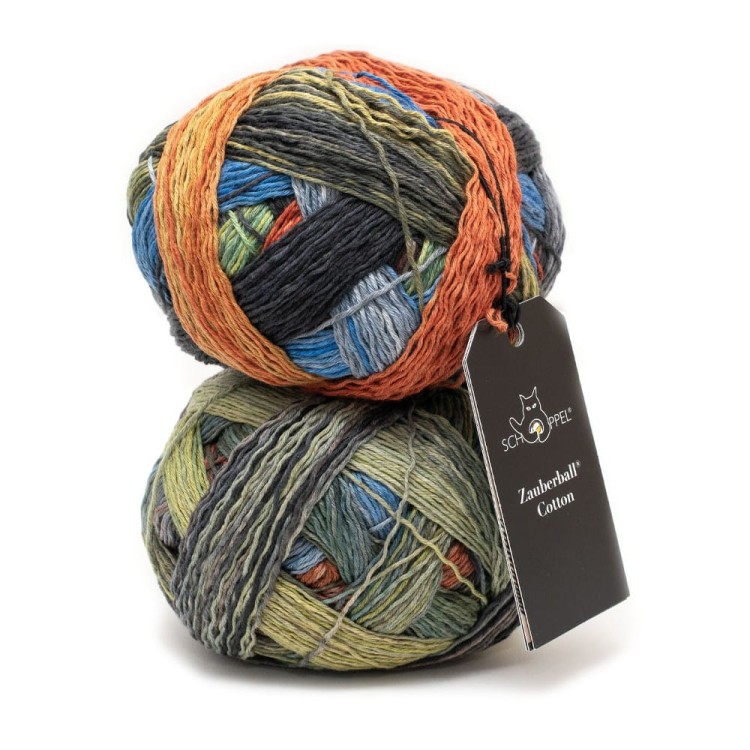 Włóczka Zauberball Cotton 2407 Downtown (Schoppel)