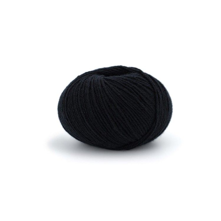 Włóczka Como Cashmere 01 Black (LAMANA)