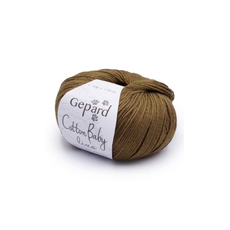Włóczka Cotton Baby Lino 128 (Gepard)