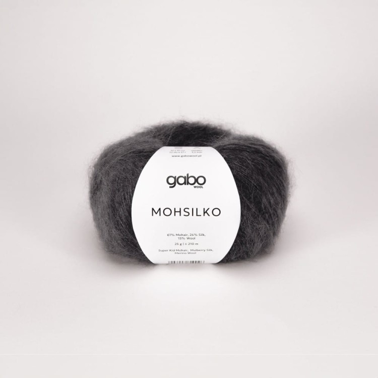 Włóczka Mohsilko 4403 Grafitowa stal (Gabo Wool)