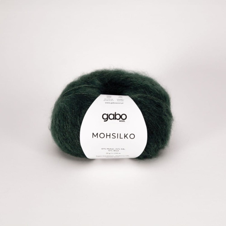 Włóczka Mohsilko 4958 Leśna zieleń (Gabo Wool)