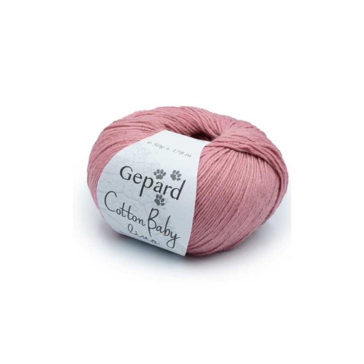 Włóczka Cotton Baby Lino 412 (Gepard)