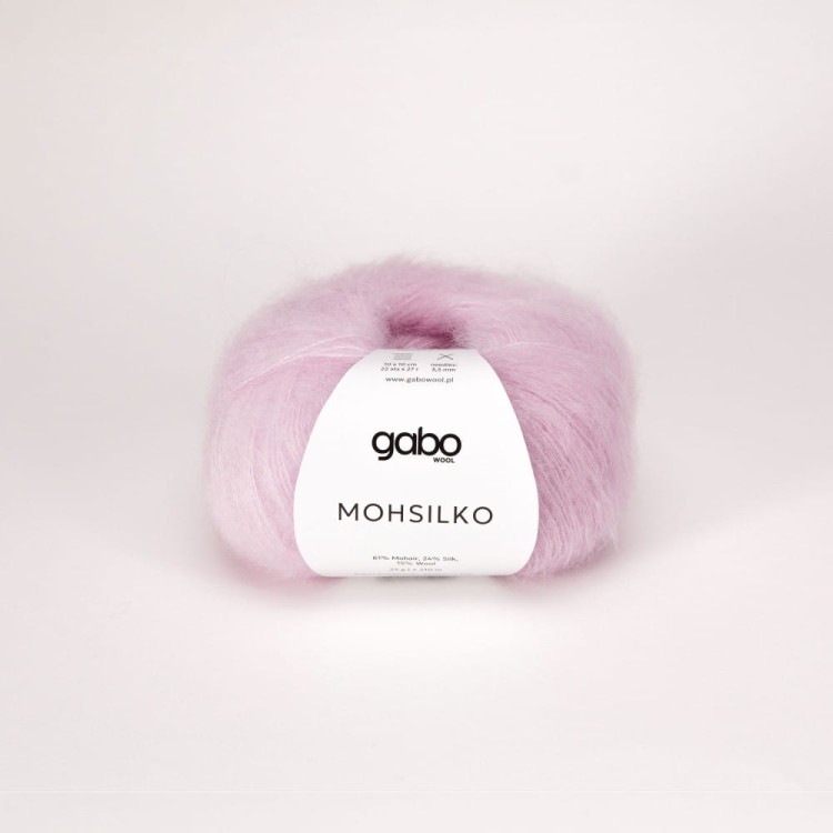Włóczka Mohsilko 4520 Mglista peonia (Gabo Wool)