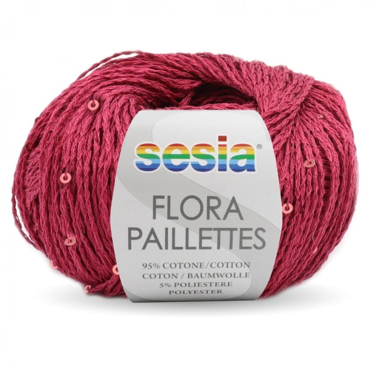 Włóczka Flora Pailettes 1393 (Sesia)