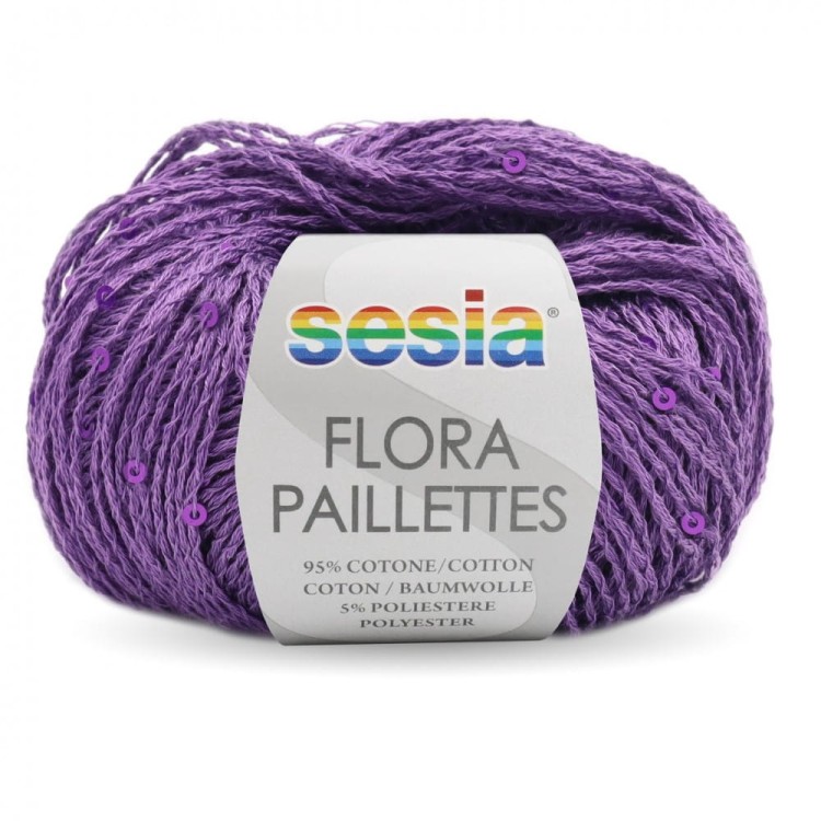 Włóczka Flora Pailettes 2116 (Sesia)