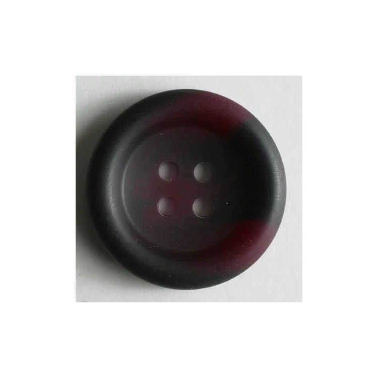 Guzik bordowy mat 23 mm