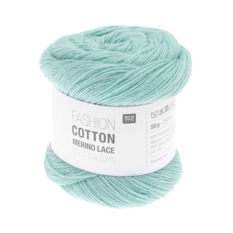 Włóczka Fashion Cotton Merino Lace Solid 006 (Rico Design)