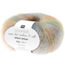 Włóczka Super Kid Mohair Loves Silk Spray 09  (Rico Design)