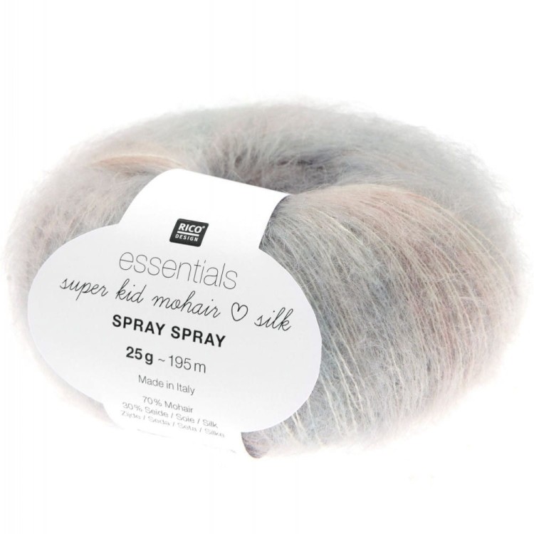 Włóczka Super Kid Mohair Loves Silk Spray 08 (Rico Design)